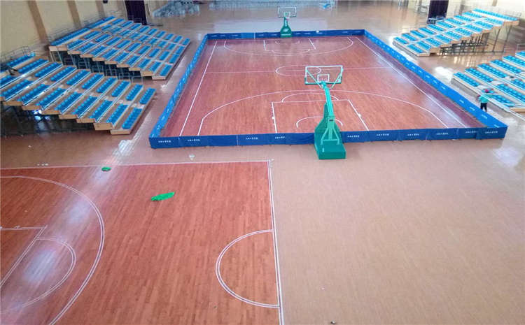 硬木企口羽毛球館木地板主輔龍骨結構