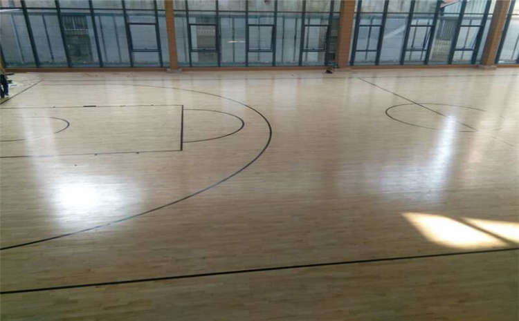 學校籃球運動地板施工技術方案
