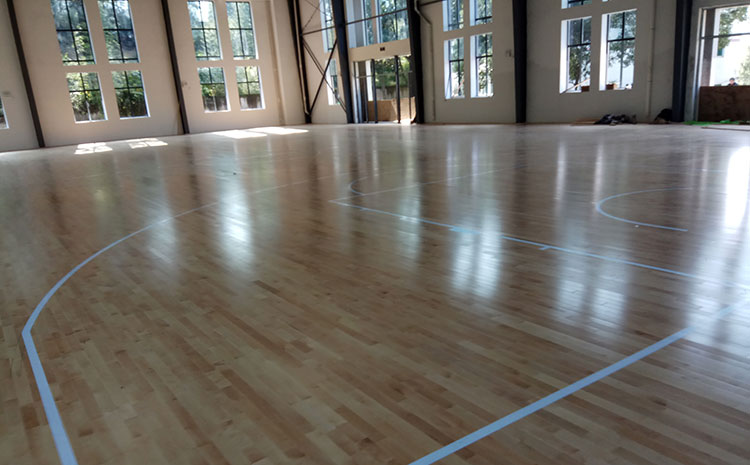 籃球場實木運動地板設計方案和流程