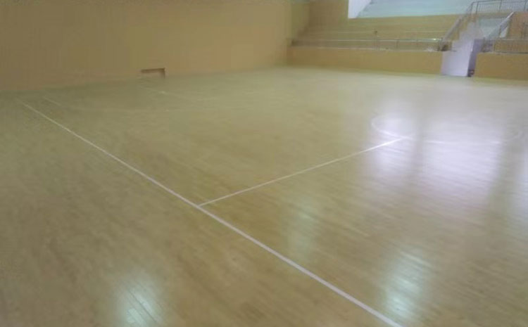 指接板籃球場實木地板安裝工藝